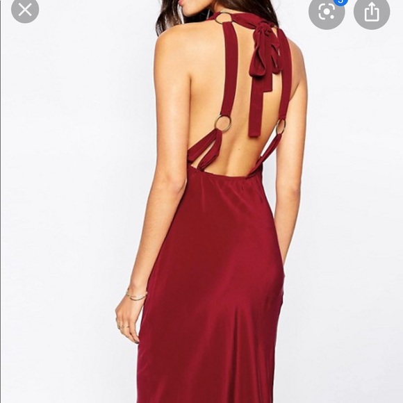 Stone Cold Fox Sutter Gown - Red - Picture 3 of 7